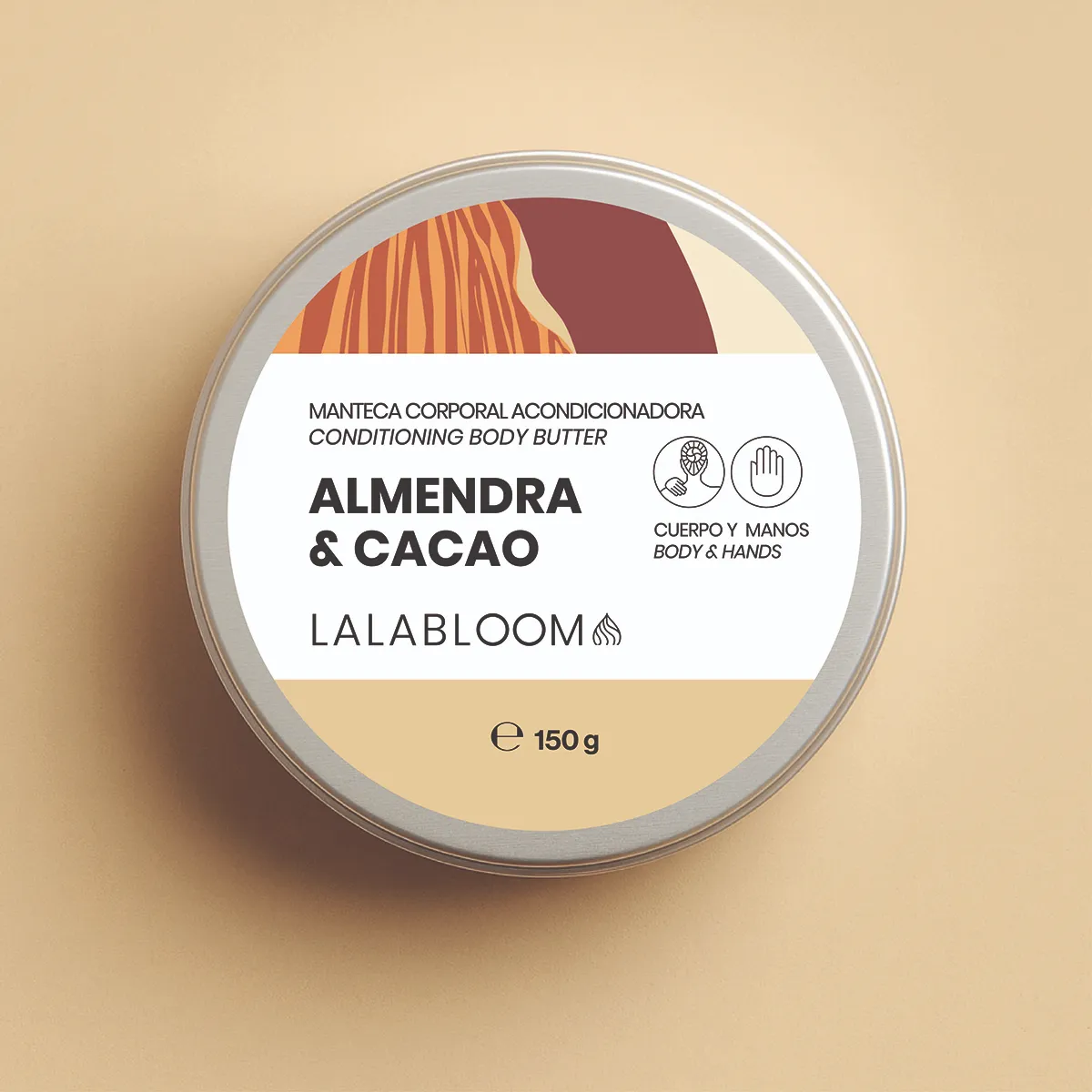 Manteca Corporal Almendra & Cacao