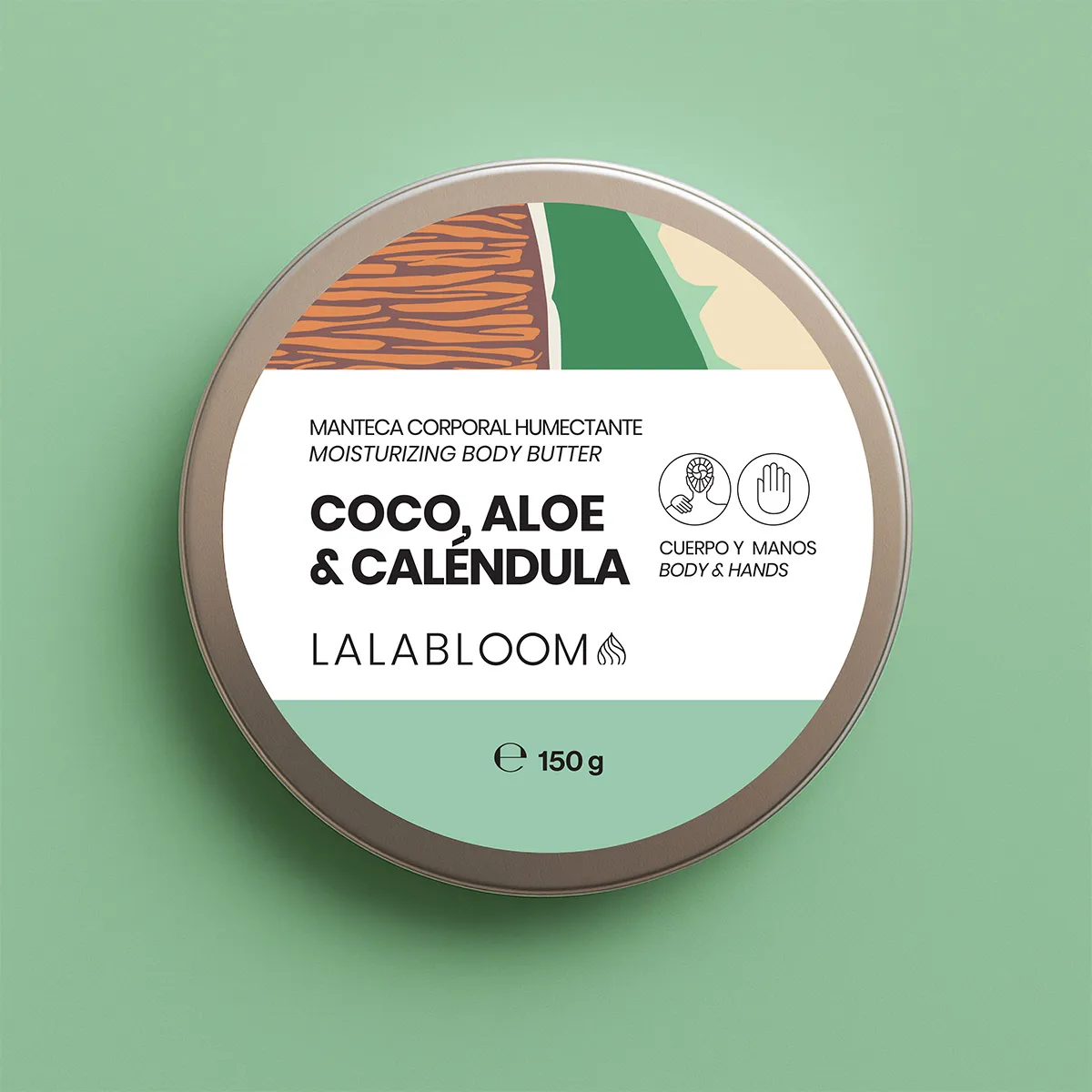 Manteca Corporal Coco, Aloe & Caléndula