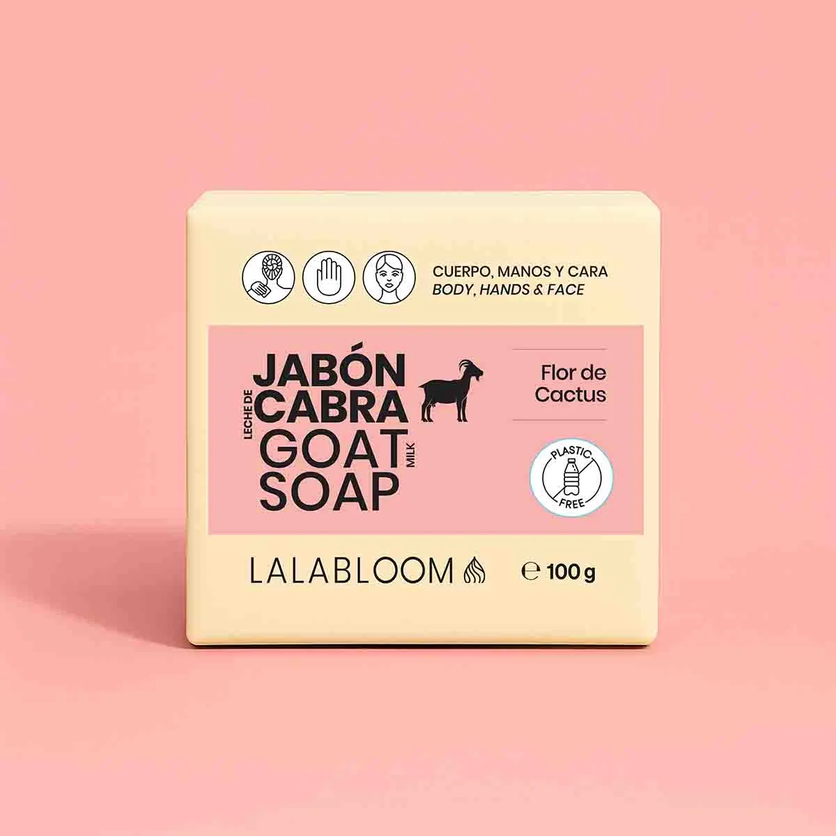 Jabón de Leche de Cabra - Flor de Cactus