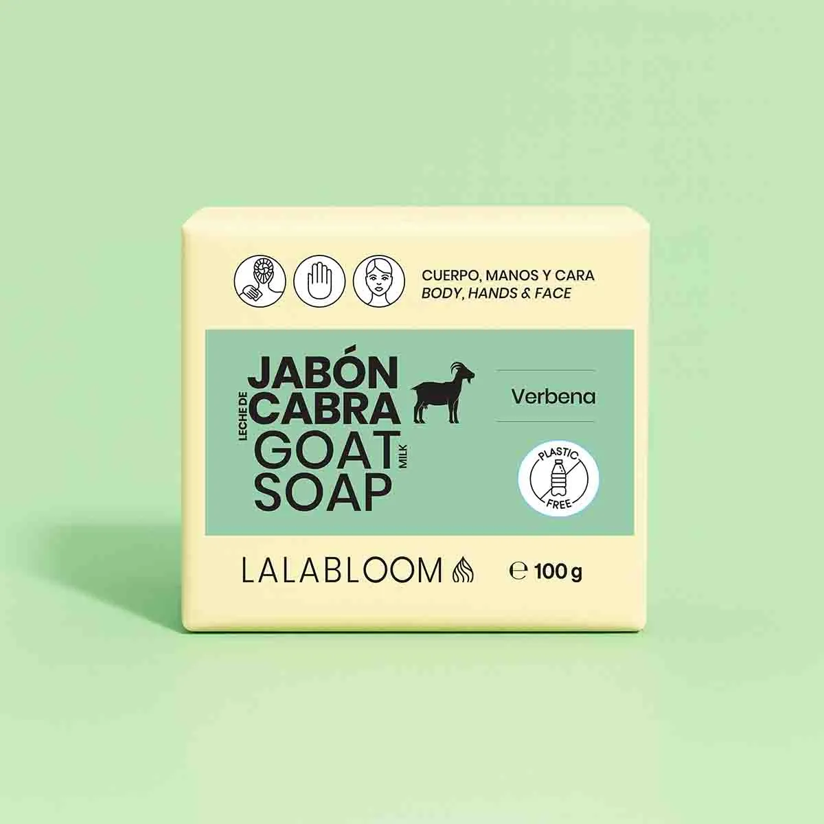 Jabón Artesanal Leche de Cabra - Verbena